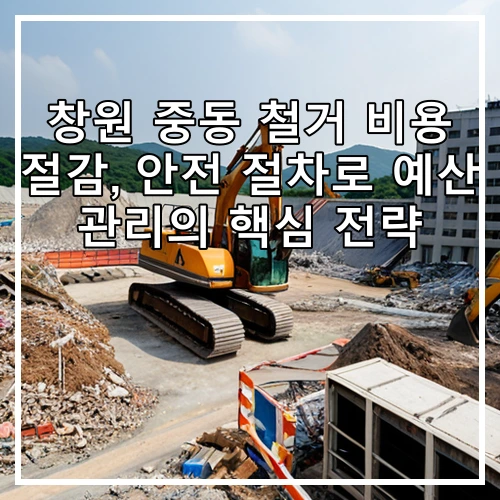 창원 중동 철거 비용 절감, 안전 절차로 예산 관리의 핵심 전략