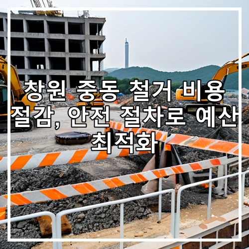 창원 중동 철거 비용 절감, 안전 절차로 예산 최적화