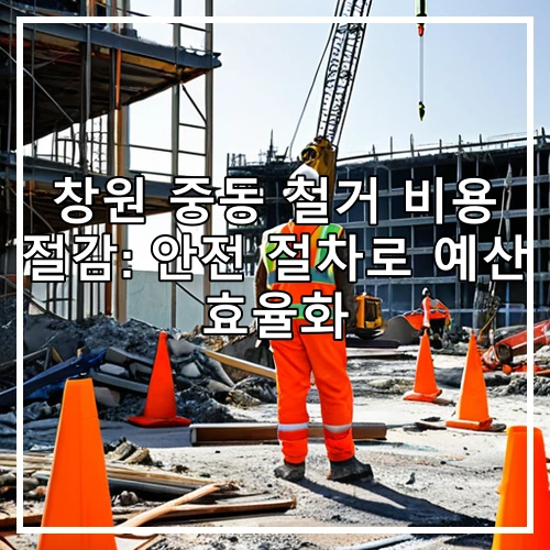 창원 중동 철거 비용 절감: 안전 절차로 예산 효율화