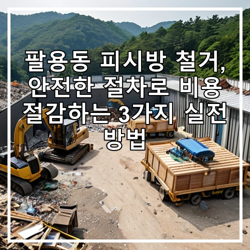 팔용동 피시방 철거, 안전한 절차로 비용 절감하는 3가지 실전 방법